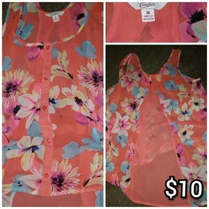 Candies sheer tank top